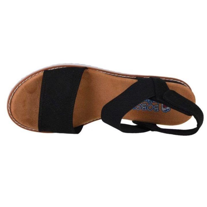 Moteriškos basutės su lipukais Skechers Desert Kiss, juodos