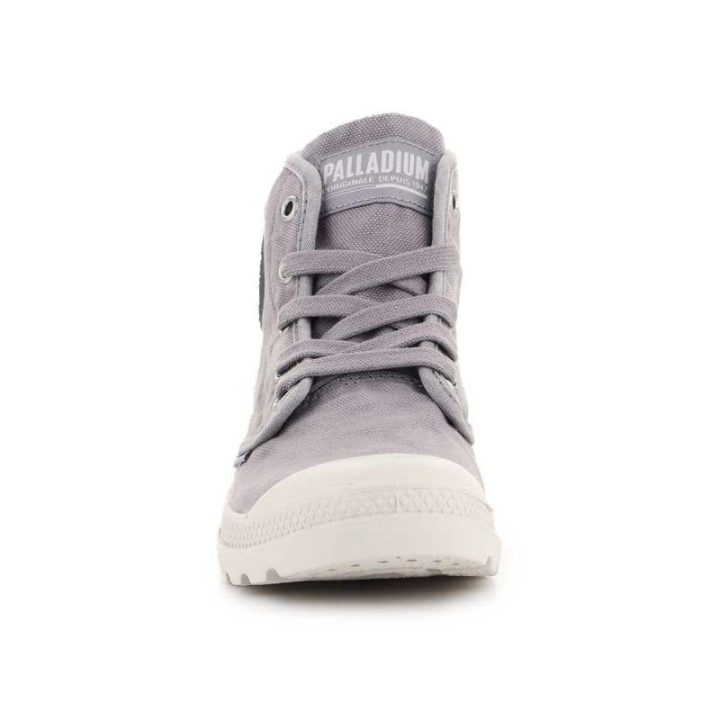 Moteriški sportbačiai aukštu auliuku Palladium Pampa Hi, pilki