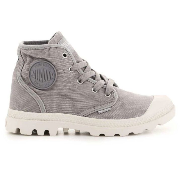 Moteriški sportbačiai aukštu auliuku Palladium Pampa Hi, pilki