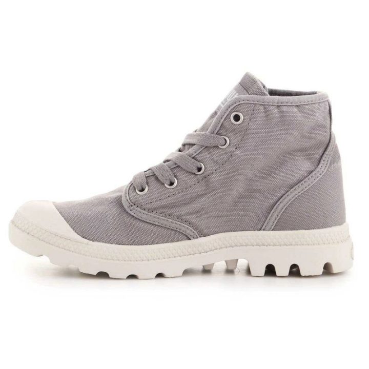 Moteriški sportbačiai aukštu auliuku Palladium Pampa Hi, pilki