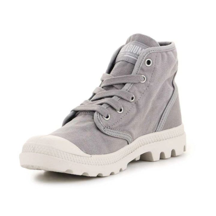Moteriški sportbačiai aukštu auliuku Palladium Pampa Hi, pilki
