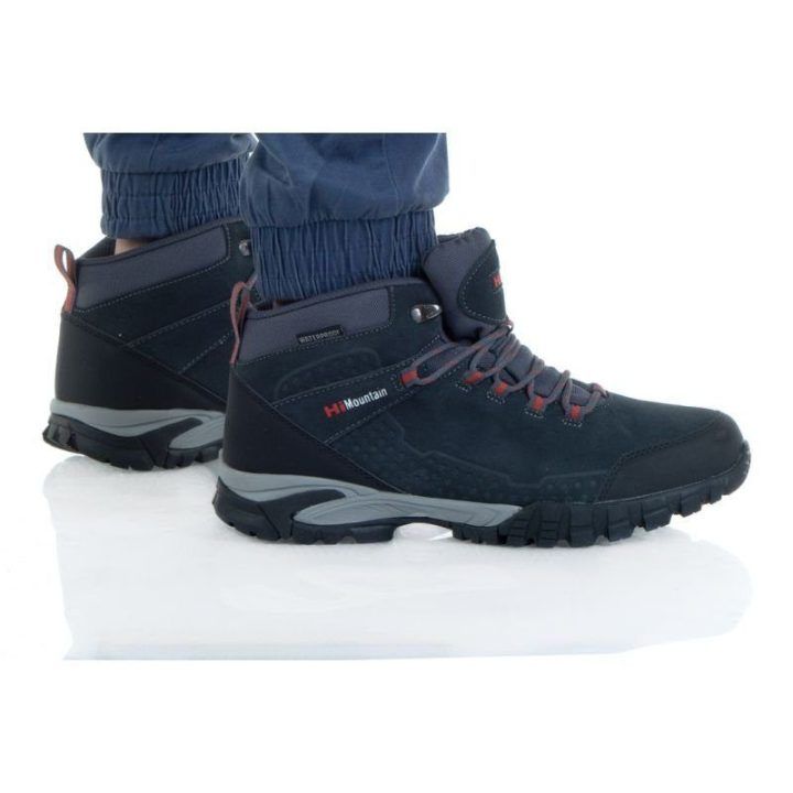 Vyriški žygio batai aukštu auliuku Hi Mountain CSM-02, pilki