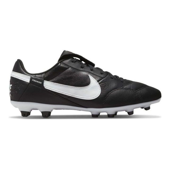 Vyriški futbolo bateliai natūraliai vejai Nike Premier 3, juodi