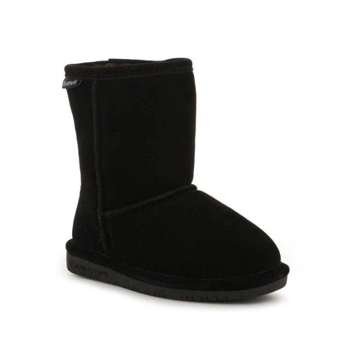 Vaikiški odiniai žieminiai batai Bearpaw Emma, juodi