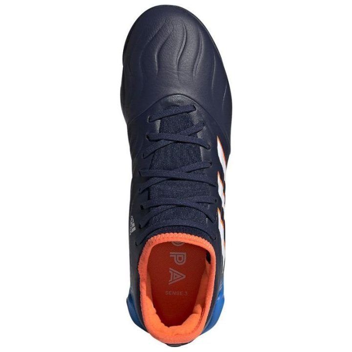 Vyriški futbolo bateliai adidas Copa Sense.3 TF, tamsiai mėlyni