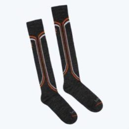 Merino vilnos slidinėjimo kojinės Lorpen Merino Ski Light, juodos