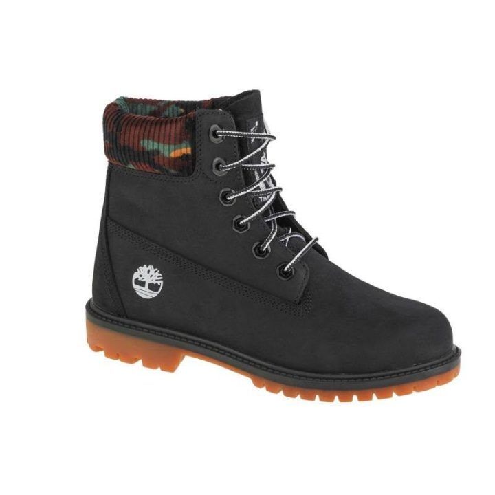 Moteriški batai su protektoriniu padu Timberland Heritage 6, juodi