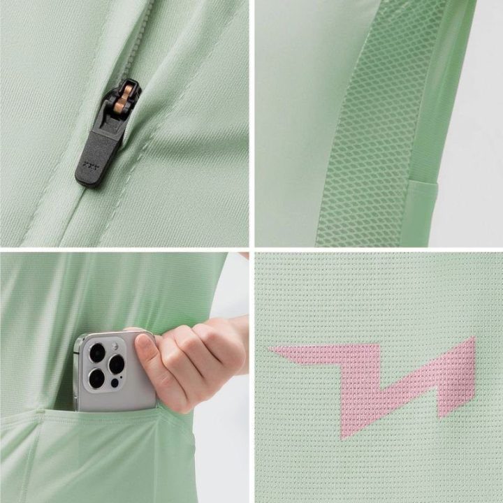 Moteriški dviratininko marškinėliai Rockbros YDDX012-1, žali