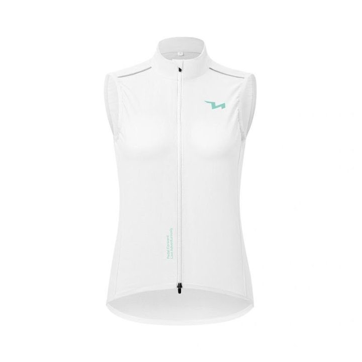 Moteriška vėjui atspari liemenė Rockbros MJ008 TVI, 54/64 cm, balta