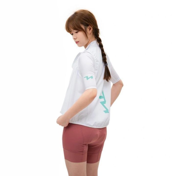 Moteriška vėjui atspari liemenė Rockbros MJ008 TVI, 54/64 cm, balta