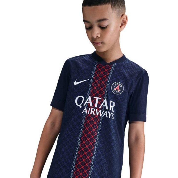 Vaikiški futbolo marškinėliai Nike PSG 2025/26, tamsiai mėlyni
