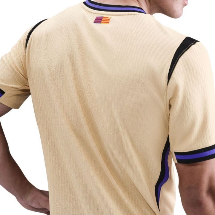 Vyriški išvykos futbolo marškinėliai Nike FC Barcelona, smėlio