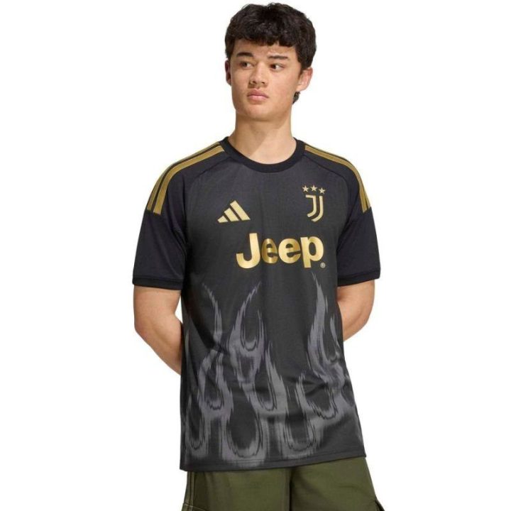 Vyriški futbolo marškinėliai adidas Juventus 26/27 Third, juodi