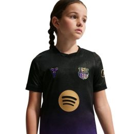 Vaikiški futbolo marškinėliai Nike FC Barcelona 2026/27, violetiniai ir juodi