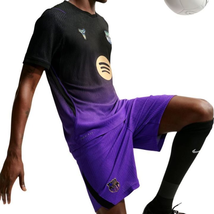Vyriški futbolo šortai Nike FC Barcelona Match 2026/27, violetiniai