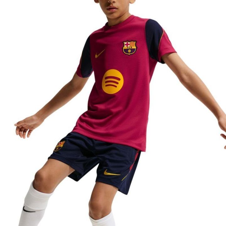 Vaikiški futbolo šortai Nike FC Barcelona Strike, tamsiai mėlyni
