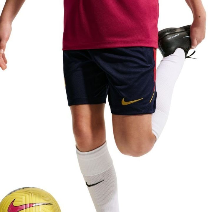 Vaikiški futbolo šortai Nike FC Barcelona Strike, tamsiai mėlyni