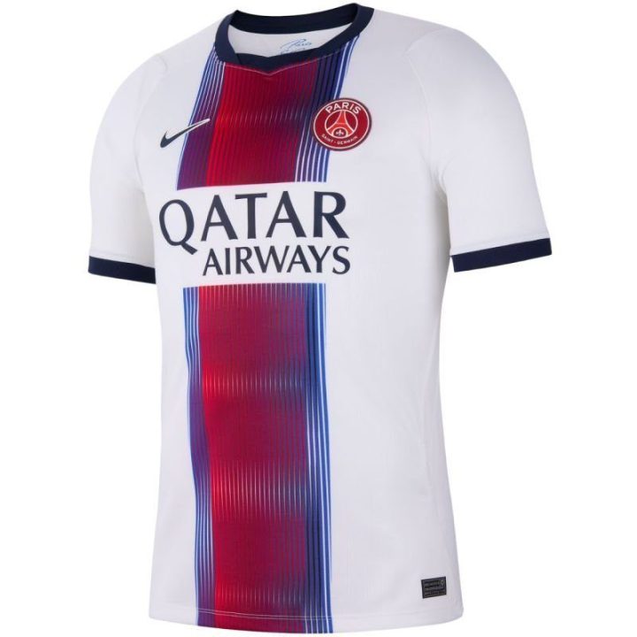 Vyriški futbolo marškinėliai Nike Dri-FIT Paris Saint-Germain, balti