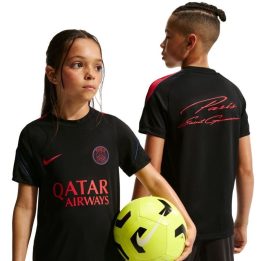 Vaikiški marškinėliai Nike Paris Saint-Germain Strike, juodi