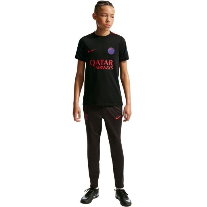 Vaikiški marškinėliai Nike Paris Saint-Germain Strike, juodi