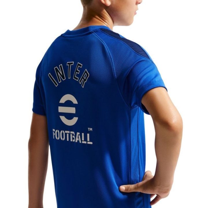 Vaikiški marškinėliai Nike Inter Mediolan Strike, mėlyni