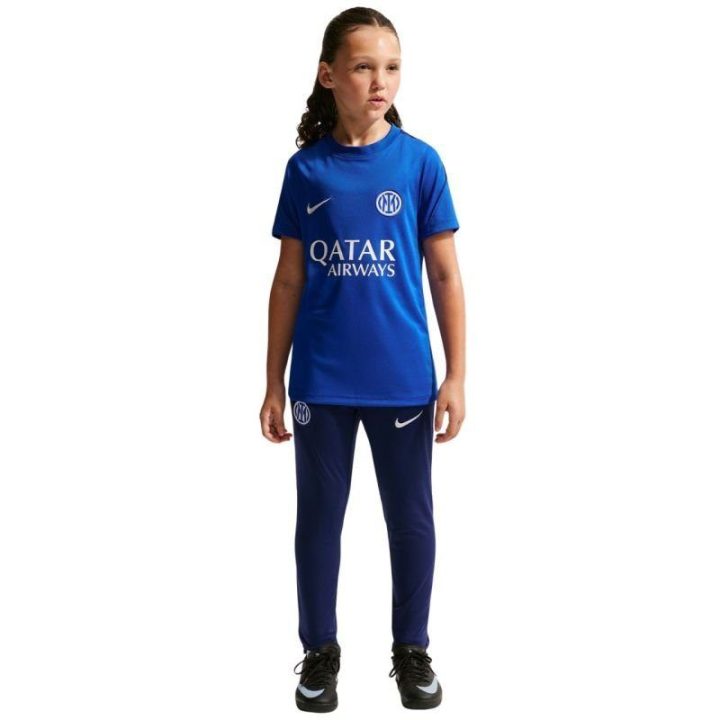 Vaikiški marškinėliai Nike Inter Mediolan Strike, mėlyni