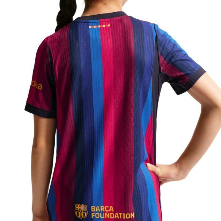 Vaikiški marškinėliai Nike FC Barcelona Match Home, mėlyni ir bordo