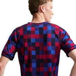 Vyriški marškinėliai Nike FC Barcelona Home, tamsiai mėlyni ir bordo
