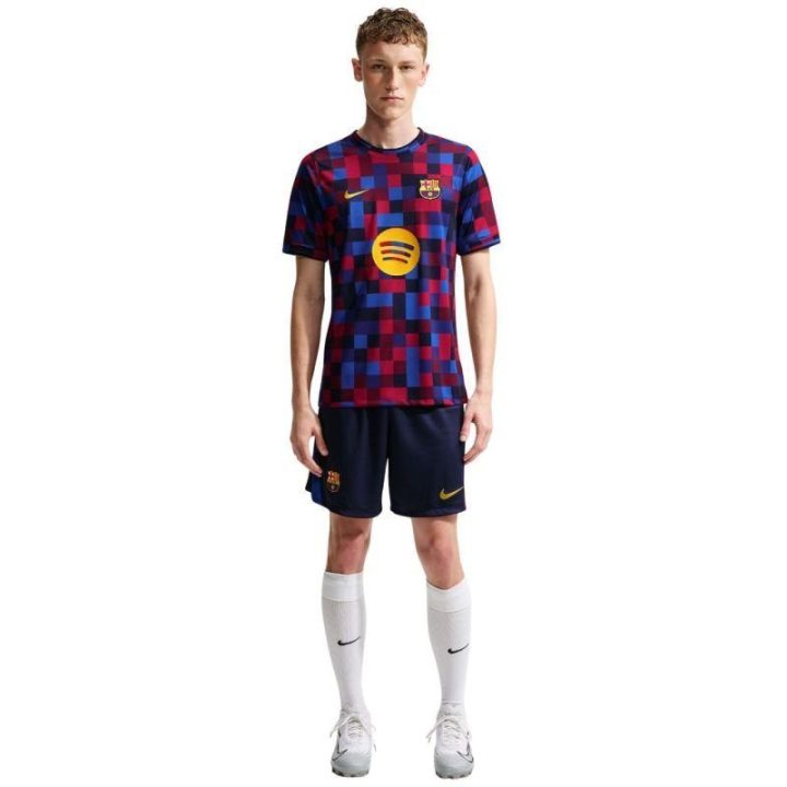 Vyriški marškinėliai Nike FC Barcelona Home, tamsiai mėlyni ir bordo