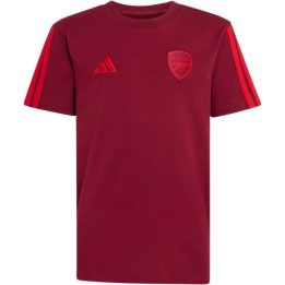 Vaikiški medvilniniai marškinėliai adidas Arsenal FC, bordo