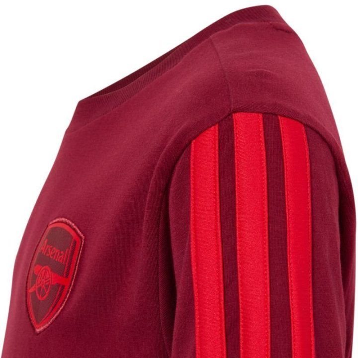 Vaikiški medvilniniai marškinėliai adidas Arsenal FC, bordo