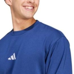 Vyriškas medvilninis džemperis adidas Essentials Feelcozy, mėlynas
