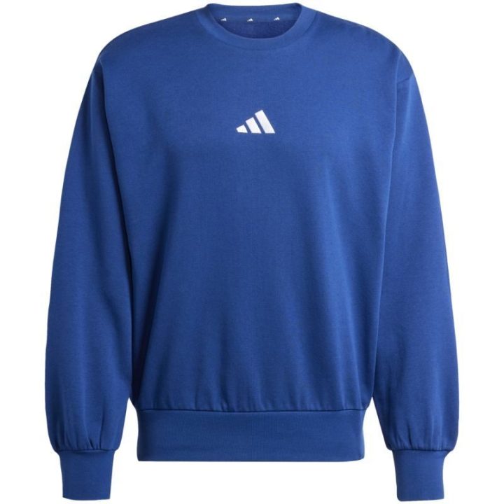 Vyriškas medvilninis džemperis adidas Essentials Feelcozy, mėlynas