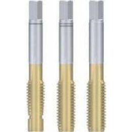 Sriegiklių rinkinys M3, HSSE TiN, DIN 352, 3 vnt