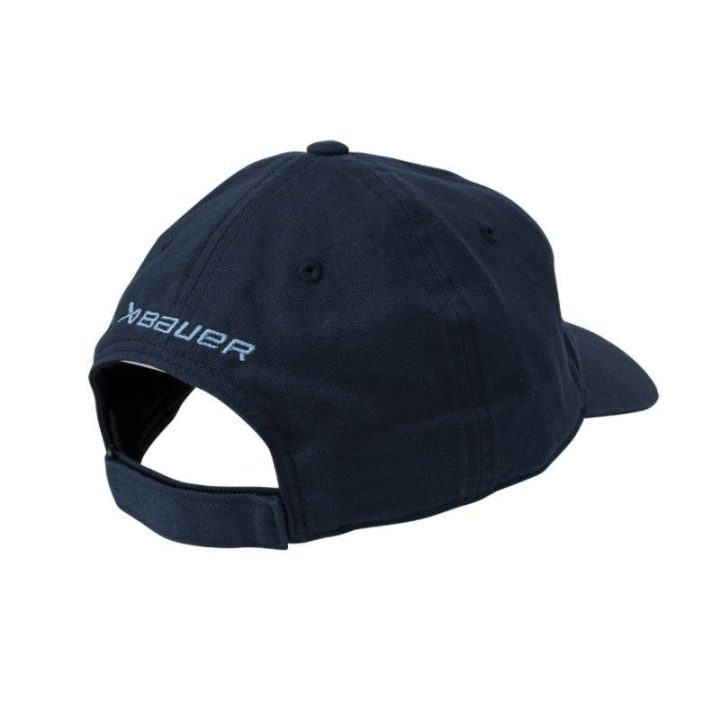 Medvilninė kepurė su reguliuojamu lipuku Bauer Twill Patch