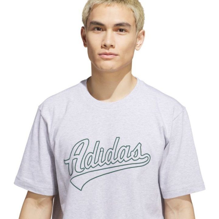 Vyriški medvilniniai marškinėliai adidas Varsity Tailsweep, pilki