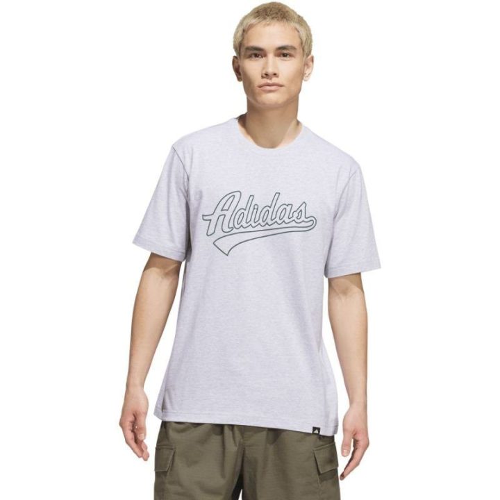 Vyriški medvilniniai marškinėliai adidas Varsity Tailsweep, pilki