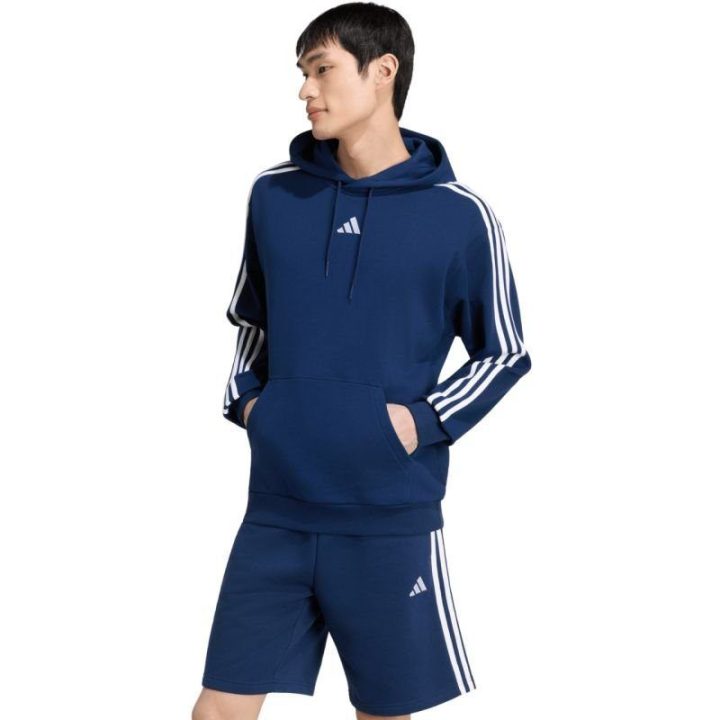 Vyriškas džemperis adidas Essentials 3-Stripes, tamsiai mėlynas