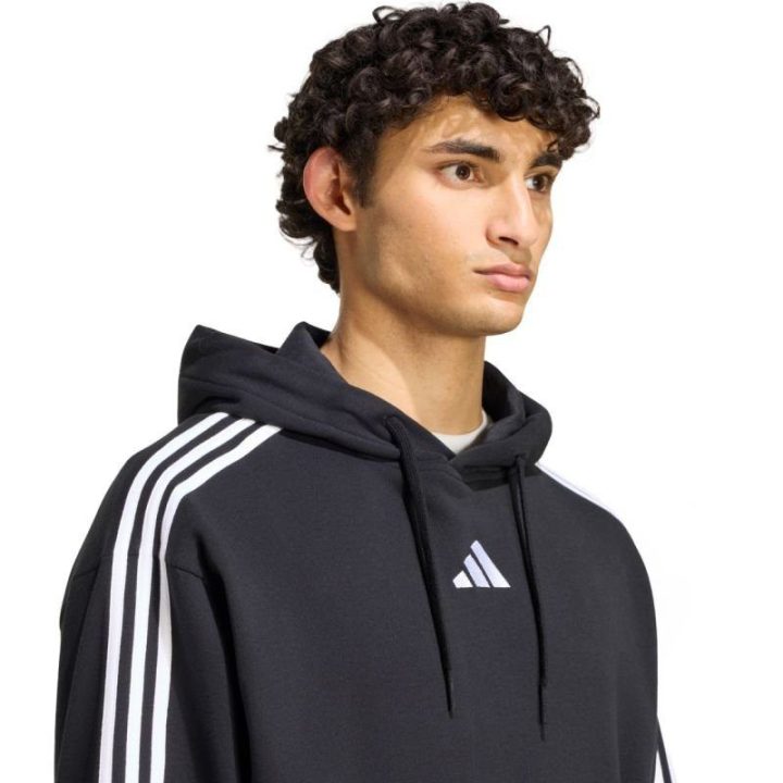 Vyriškas džemperis su gobtuvu adidas Essentials, juodas, KY6605