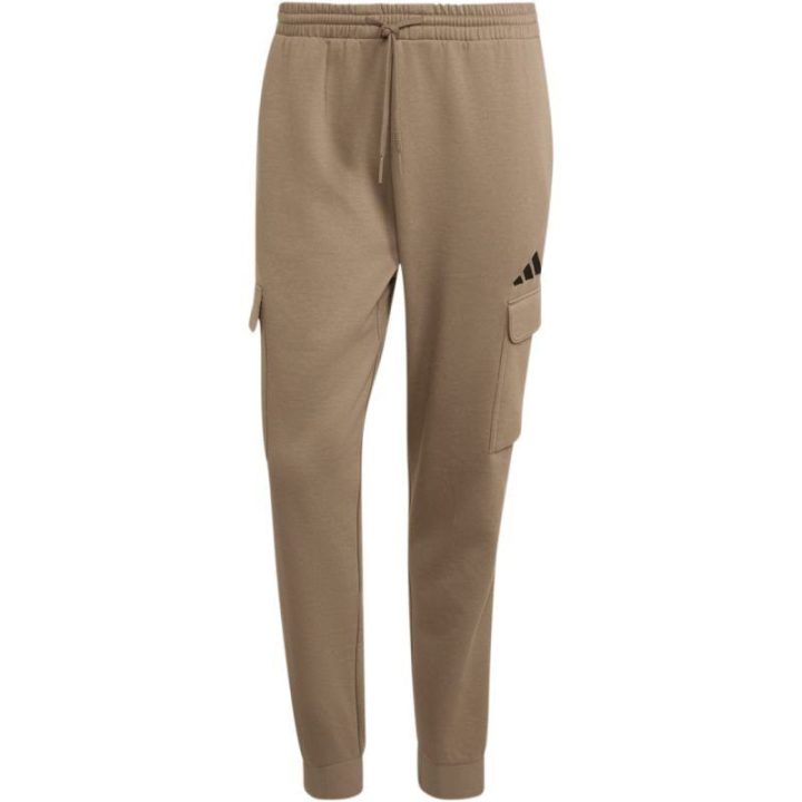 Vyriškos kargo kelnės adidas Essentials Feelcozy Cargo, smėlio