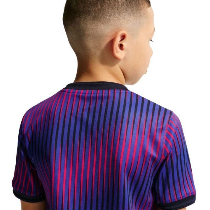 Vaikiški futbolo marškinėliai Nike PSG, violetiniai