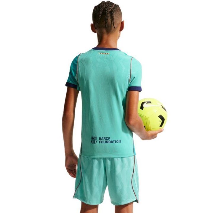 Vaikiški futbolo marškinėliai Nike FC Barcelona Match 2026/27, žali