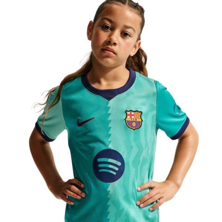 Vaikiški futbolo marškinėliai Nike FC Barcelona 2026/27, žali