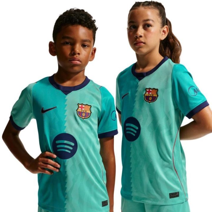 Vaikiški futbolo marškinėliai Nike FC Barcelona 2026/27, žali