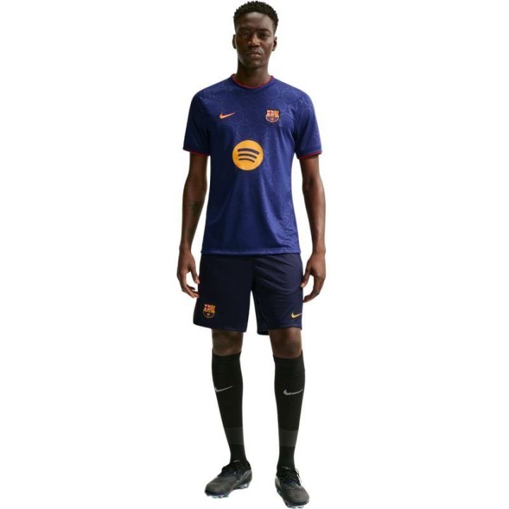 Vyriški marškinėliai Nike FC Barcelona Third, tamsiai mėlyni