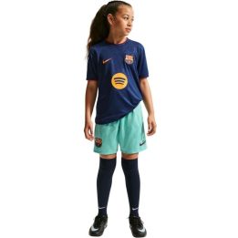 Vaikiški futbolo marškinėliai Nike FC Barcelona Third, tamsiai mėlyni