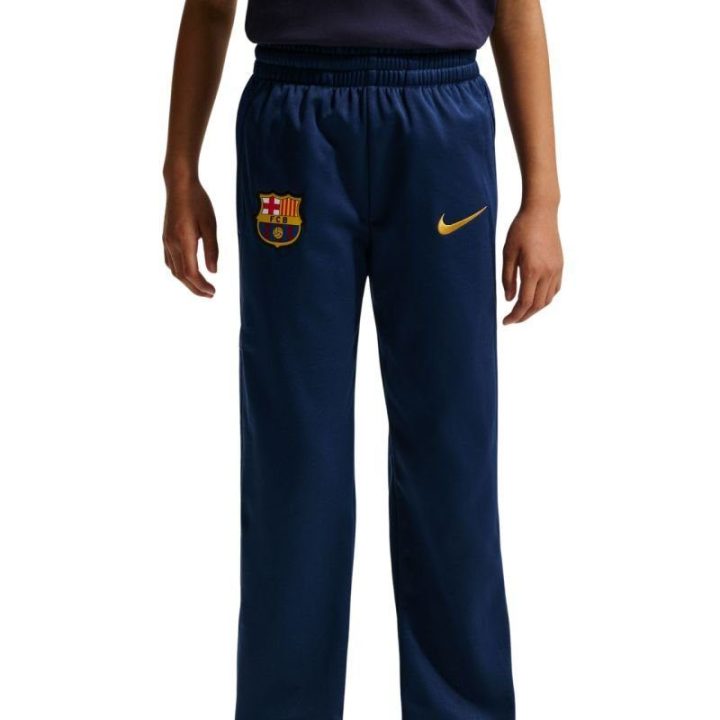 Vaikiškas sportinis kostiumas su Dri-FIT Nike FC Barcelona Home, tamsiai mėlynas ir bordo
