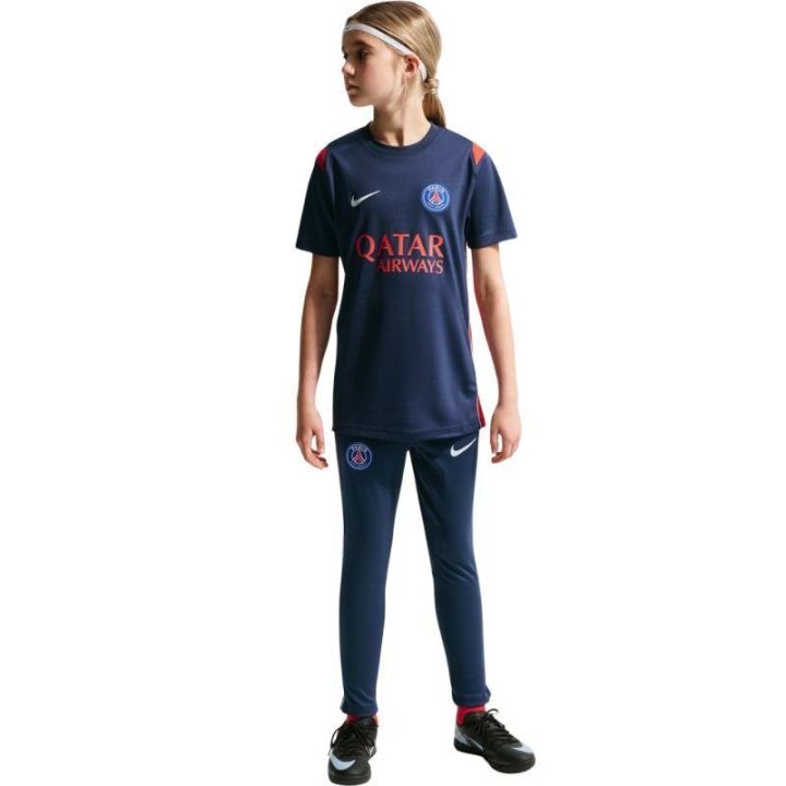 Vaikiški marškinėliai Nike Paris Saint-Germain, tamsiai mėlyni