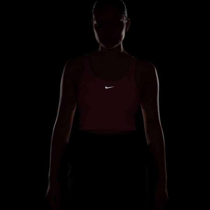 Moteriški marškinėliai be rankovių Nike Tempo, rožiniai