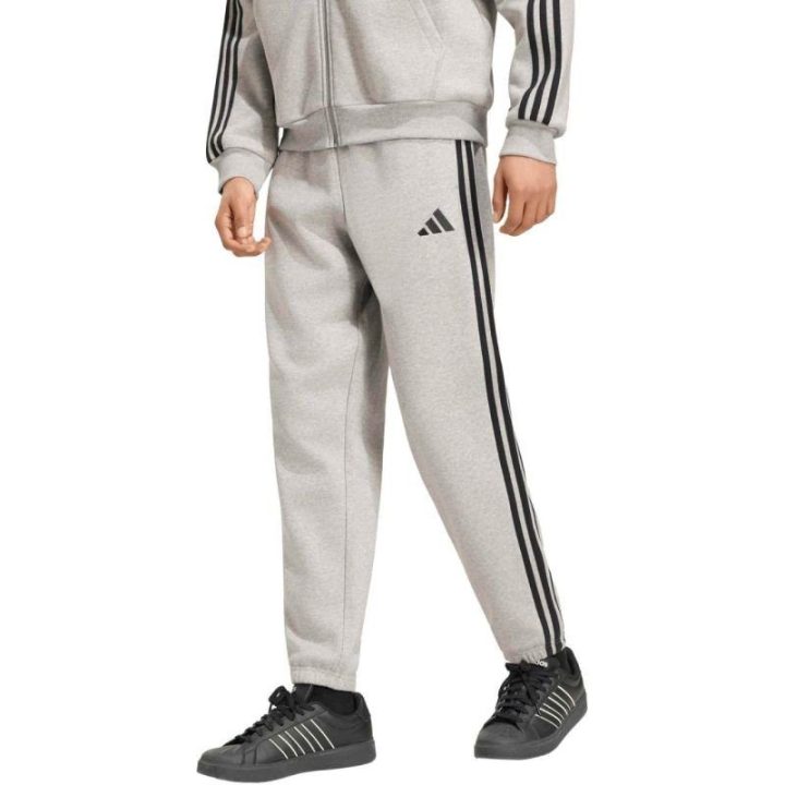 Vyriškos siaurėjančios kelnės adidas Essentials, pilkos